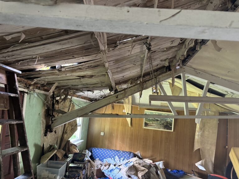 Hut Inside Collapse
