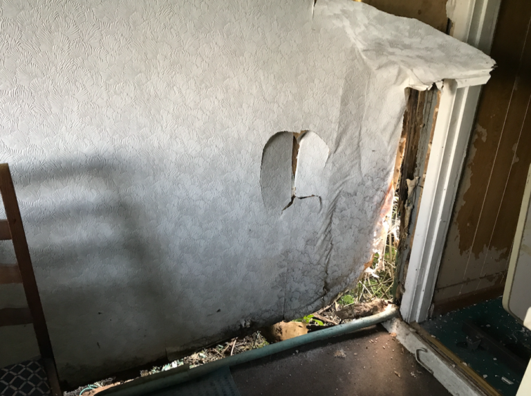 Pensioners Hut Broken in to